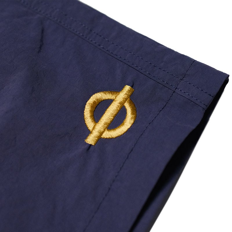 Underground Swim Logo Shorts - Midnight Blue Detail