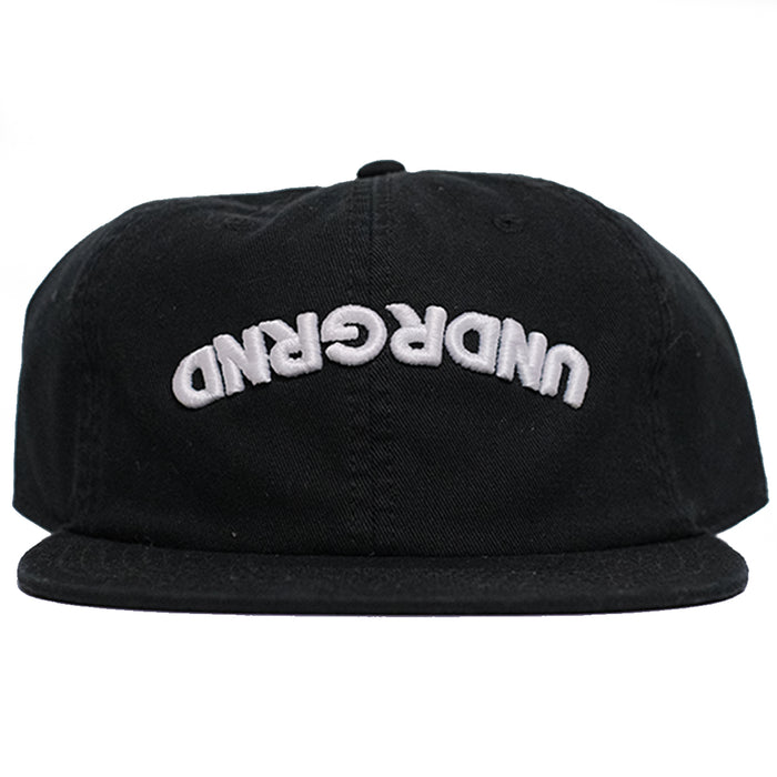 Underground Switch 6 Panel Hat - Black/White