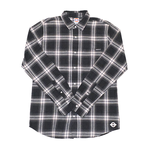 Underground Worker Flannel - Black Front