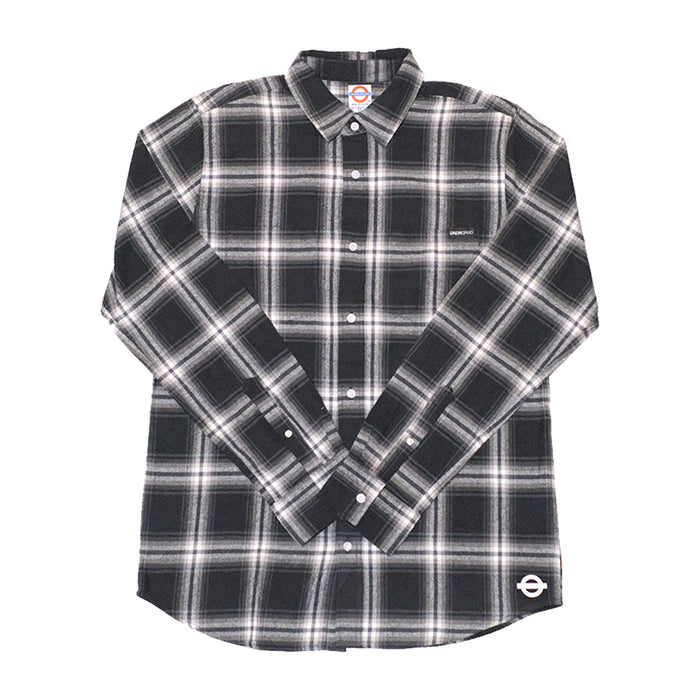 Underground Worker Flannel - Black Front