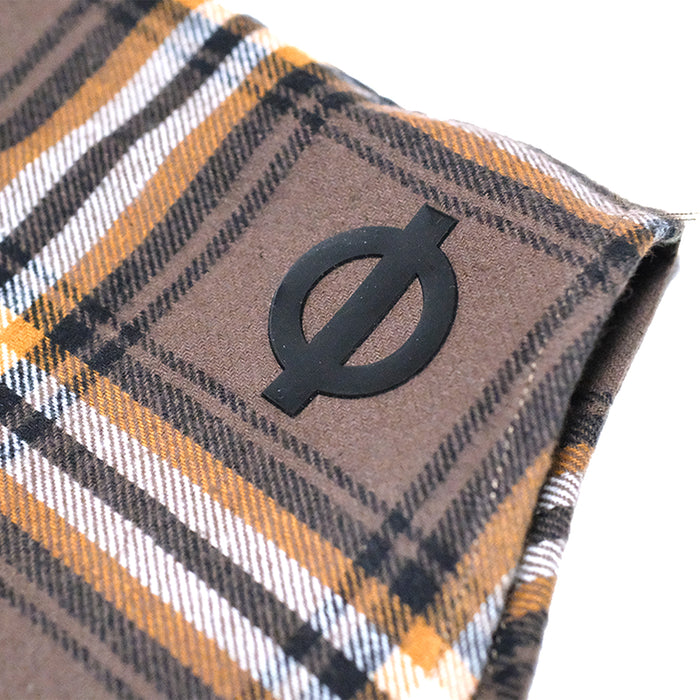 Underground Worker Flannel - Brown Bottom Detail
