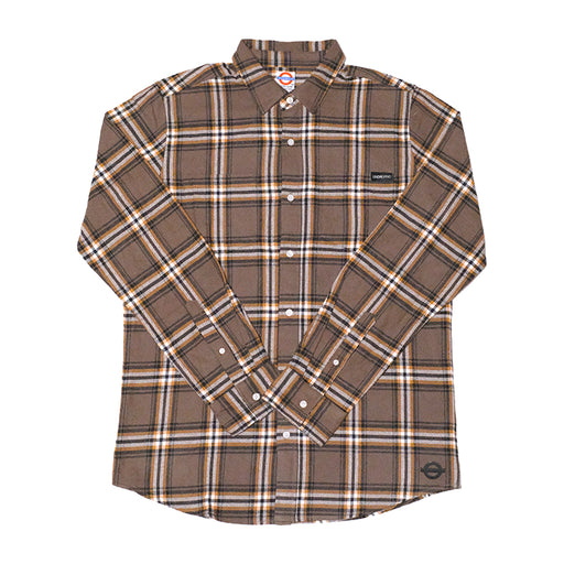 Underground Worker Flannel - Brown Front