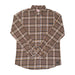 Underground Worker Flannel - Brown Front