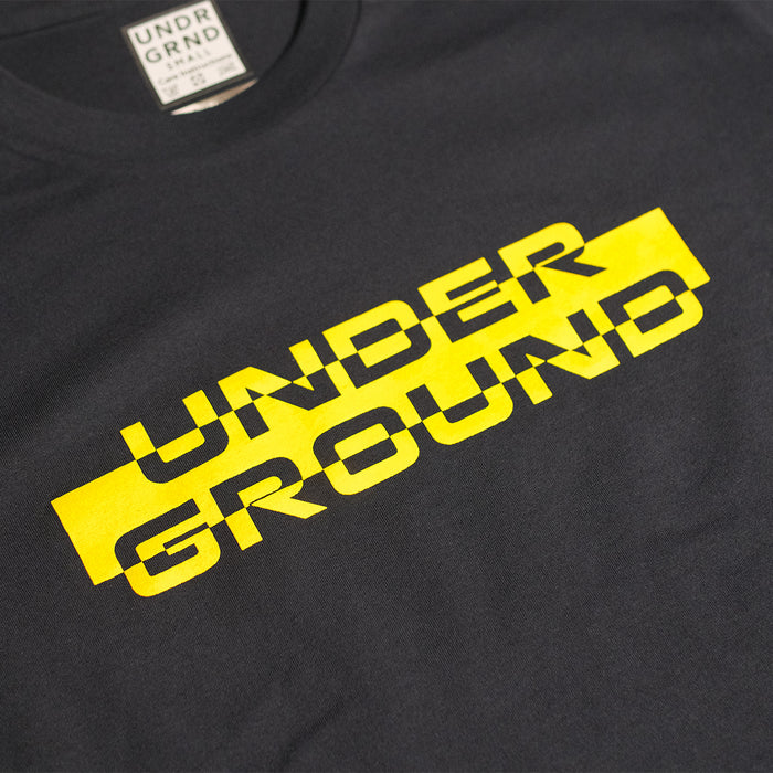 Underground "Block" T-Shirt - Navy Detail