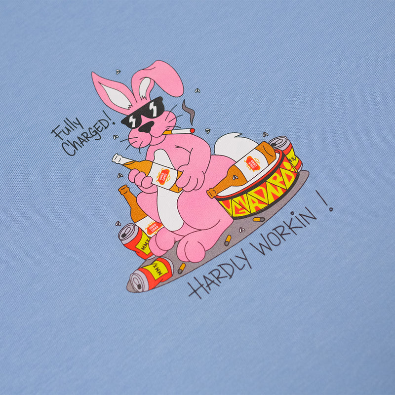 Underground "Bunny" T-Shirt - Carolina Blue Detail