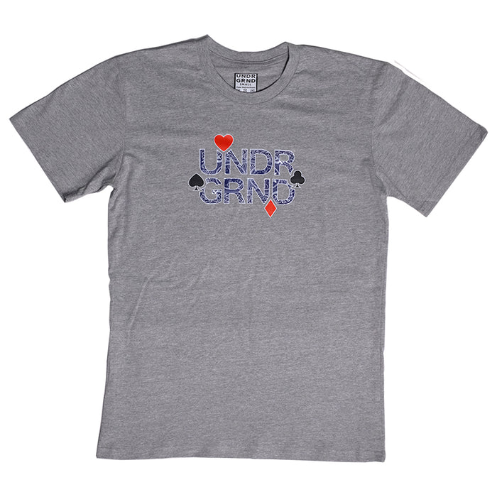Underground "Cards" T-Shirt - Heather Grey