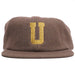Underground "Chain" Wool 6 Panel Hat - Brown Front