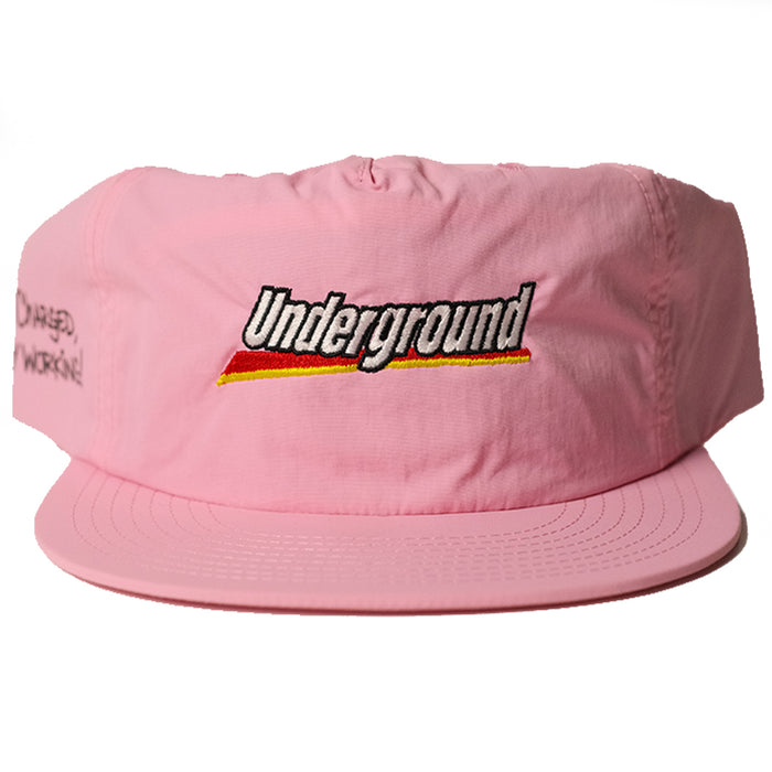 Underground "Fully Charged" Surf Hat - Powder Pink Front