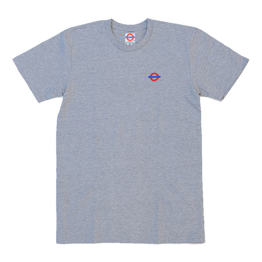 Underground "Roundel" T-Shirt - Heather Grey Front