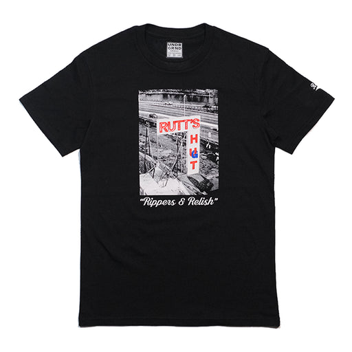 Underground x Rutts Hut "Rippers & Relish" T-Shirt Front