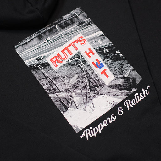 Underground x Rutts Hut "Rippers & Relish" Zip Up Back Detail