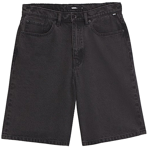Vans Check-5 Baggy Denim Shorts - Washed Black Front