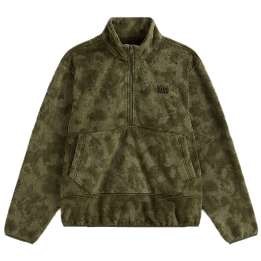 Vans Shepard Half-Zip Polar Fleece - Moss Front