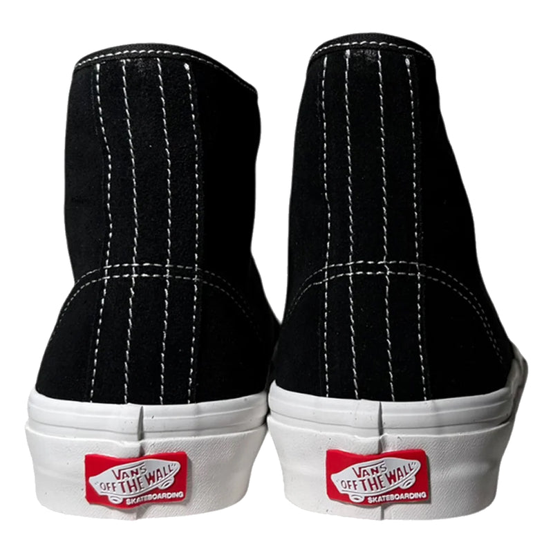 Vans Skate Authentic High- Black/White Heel