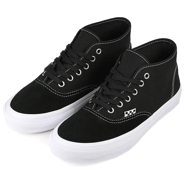 Vans Skate Authentic Mid- Black/White Lifestyle
