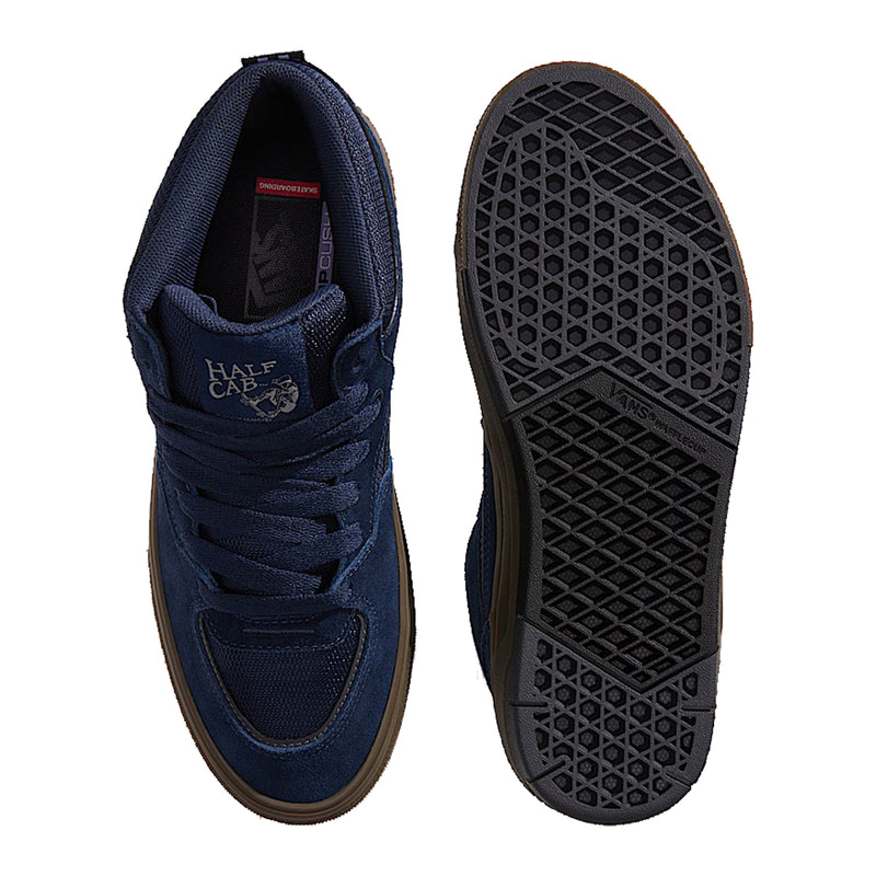 Vans Skate Half Cab Wafflecup - Navy/Dark Gum Bottom