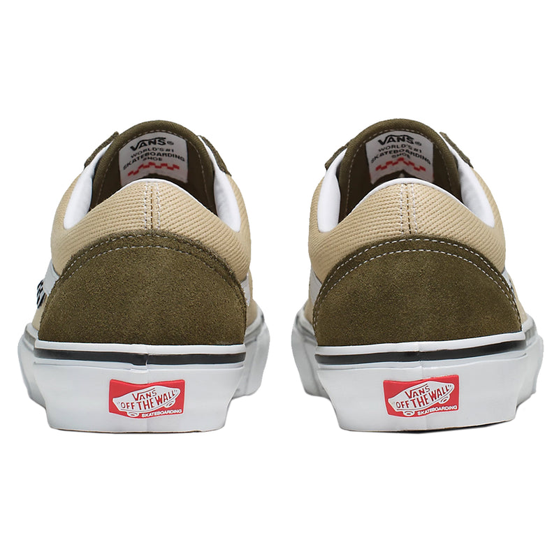 Vans Skate Old Skool - Dark Olive/White | Underground Skate Shop