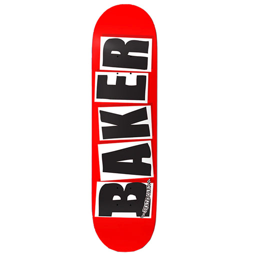 Baker Deck - Brand Logo Red/Black 8.475" | Underground Skate Shop