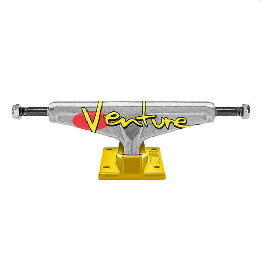 Venture FullBleed Polished/Yellow 5.0H Trucks - 7.75"(1 Pair) | Underground Skate Shop