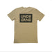 Underground Box Logo T-Shirt - Sand | Underground Skate Shop