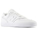 New Balance 574 - White/White Leather | Underground Skate Shop