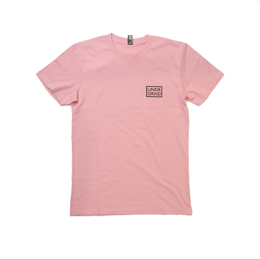 Underground Box Logo T-Shirt - Bubblegum Pink | Underground Skate Shop