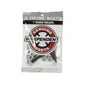 Indy Cross Bolts Hardware - Phillips 1" | Underground Skate Shop