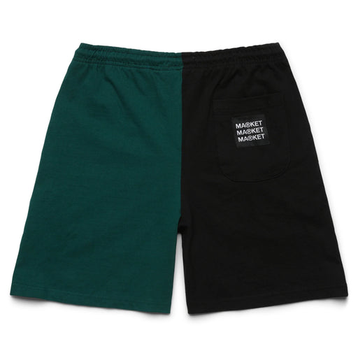 Chinatown Market Memorabilia Sweat Shorts - Black/Green | Underground Skate Shop