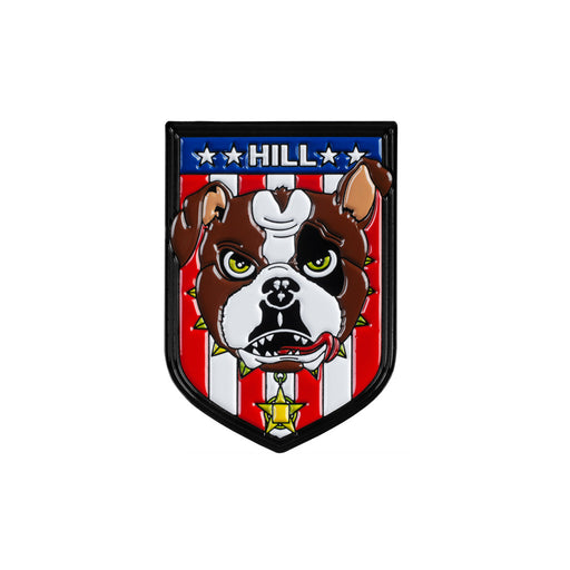 Powell & Peralta Frankie Hill Bulldog Pin - Blue | Underground Skate Shop