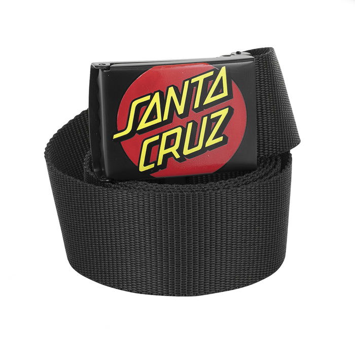 Santa Cruz Classic Dot Belt - Black | Underground Skate Shop