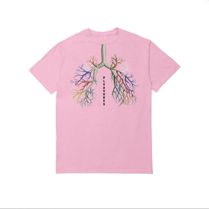 Pleasures Breathe Again T-Shirt - Pink | Underground Skate Shop