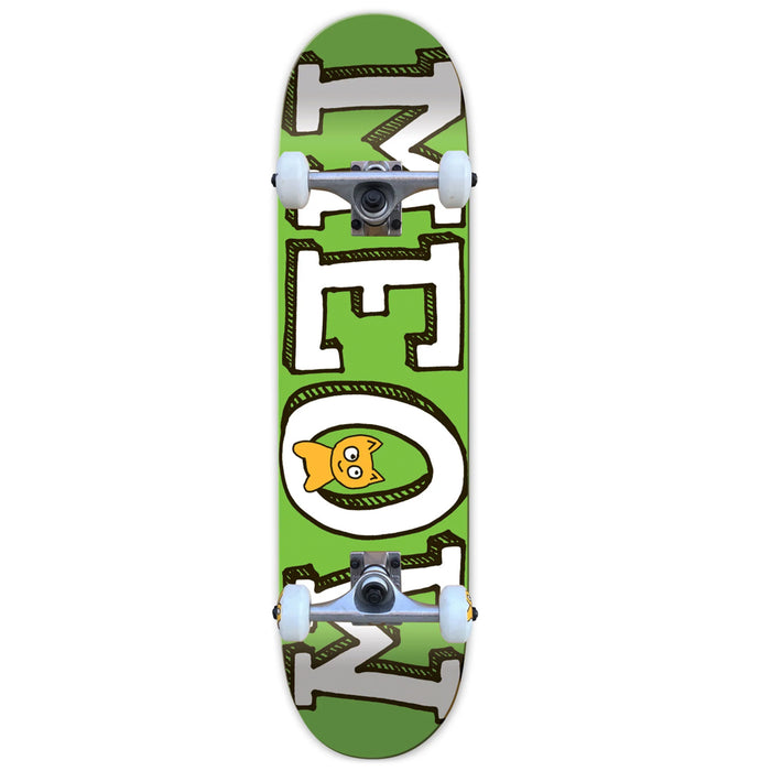 Meow Complete - Green Logo 7.75" | Underground Skate Shop