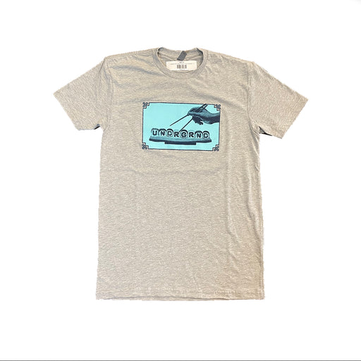 Underground Sushi T-shirt - Grey Heather | Underground Skate Shop