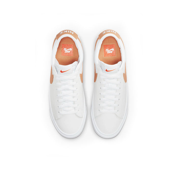 Nike SB Blazer Low GT Orange Label - Cognac/White DQ3502-100 | Underground Skate Shop